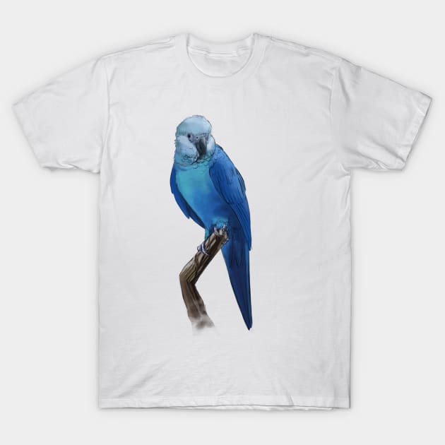 Blue Beauty T-Shirt by Ink Raven